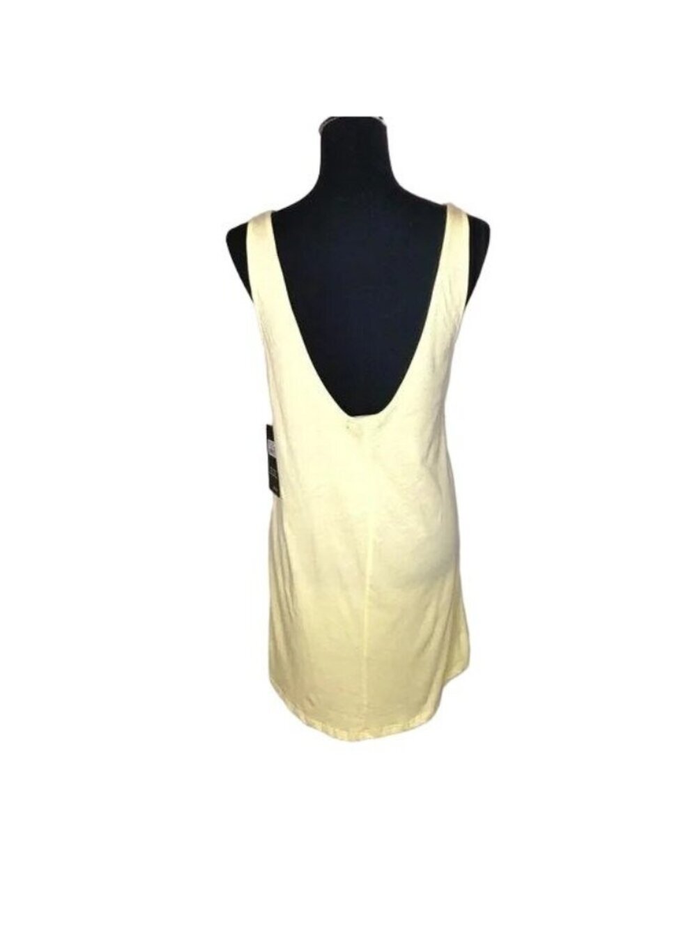 Wildfox Neon Yellow Poolside Sleeveless Tank Dress - Picture 3 of 7